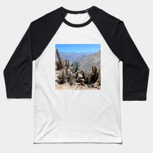 SCENERY 93 - Summer Desert Cactus Plant Landscape Wilderness Baseball T-Shirt